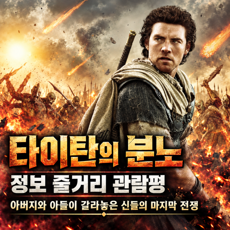 영화 타이탄의 분노 정보 줄거리 관람평, 아버지와 아들이 갈라놓은 신들의 마지막 전쟁