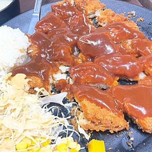 충주휴게소 상행 양평방향 사과돈까스, 새뱅이순두부 내돈내산 사과 실종 솔직 후기