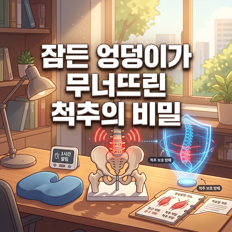 엉덩이 기억상실증 의자병이라 넘겼다 허리디스크 터진 진실