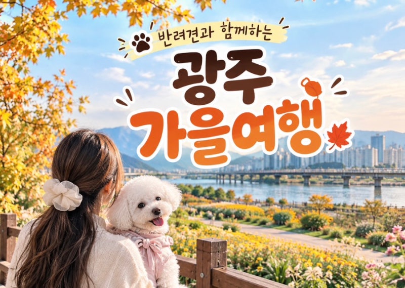 광주 애견동반 여행지, 반려견과 함께 가기 좋은 광주 가볼만한곳 7곳