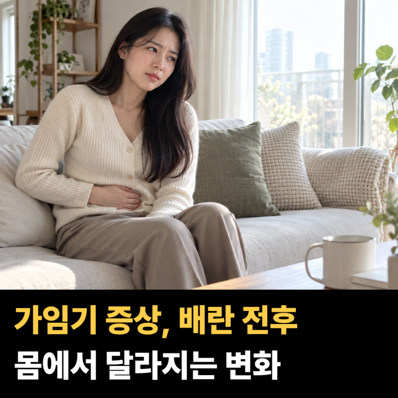 가임기 증상 언제부터 나타날까? 배란 전후 달라지는 몸의 신호