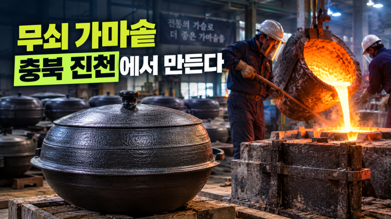 극한직업 진천 가마솥, 쇳물을 붓고 세 번 다듬는 이유