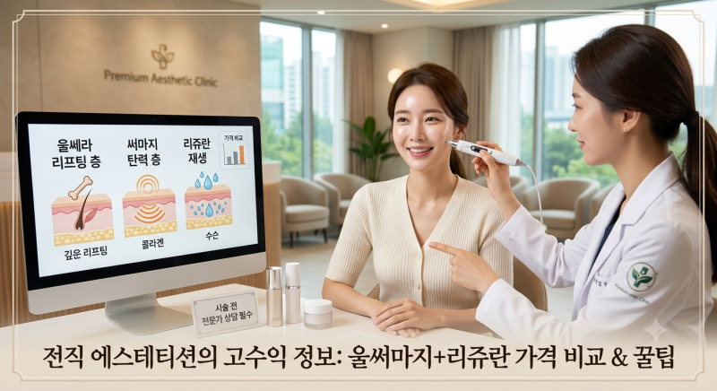 울써마지+리쥬란 조합 가격 총정리! 내 돈 300만 원 버리지 않는 꿀팁