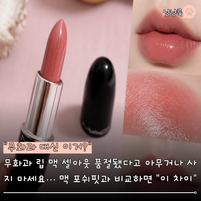 무화과 립스틱 맥 셀아웃 품절됐다고 아무거나 사지 마세요… "맥 포쉬핏"과 비교하면 "이 차....