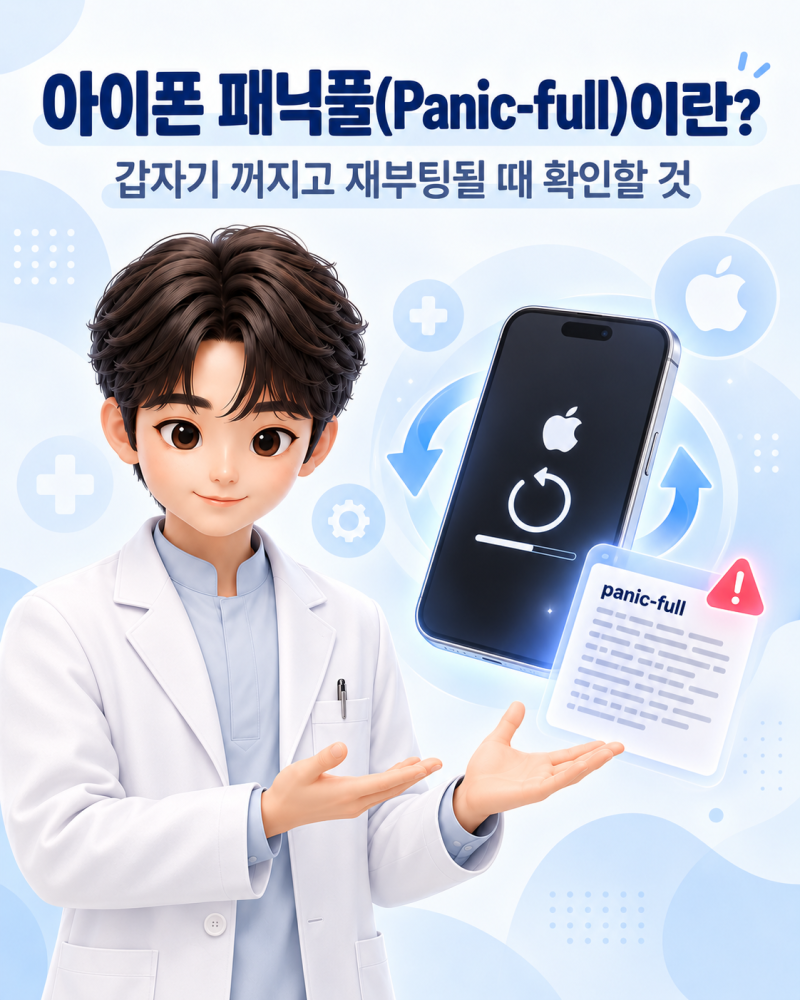 아이폰 패닉풀(Panic-full)이란? 갑자기 꺼지고 재부팅될 때 확인할 것