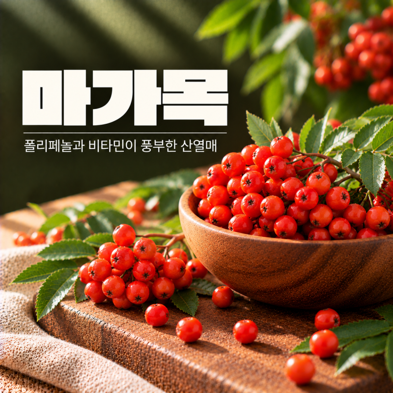 마가목 효능 7가지 열매 진액 열매 수확시기 먹는법 부작용