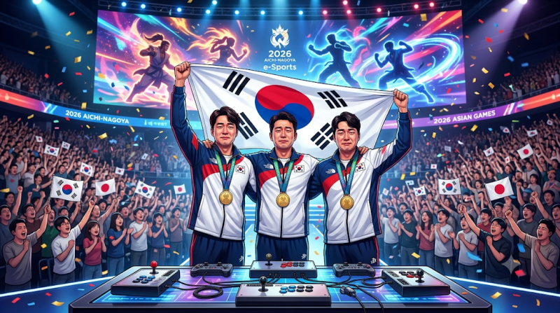 한국 대전격투 금메달 연제길·배재민·이광노, 일본 꺾고 아시안게임 정상