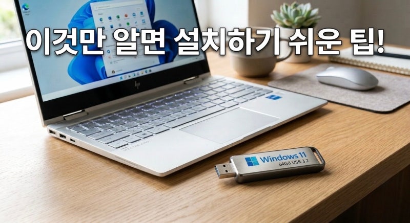 윈도우 11 클린 설치 방법 초보자도 10분 만에 끝내는 법 (후기 포함)