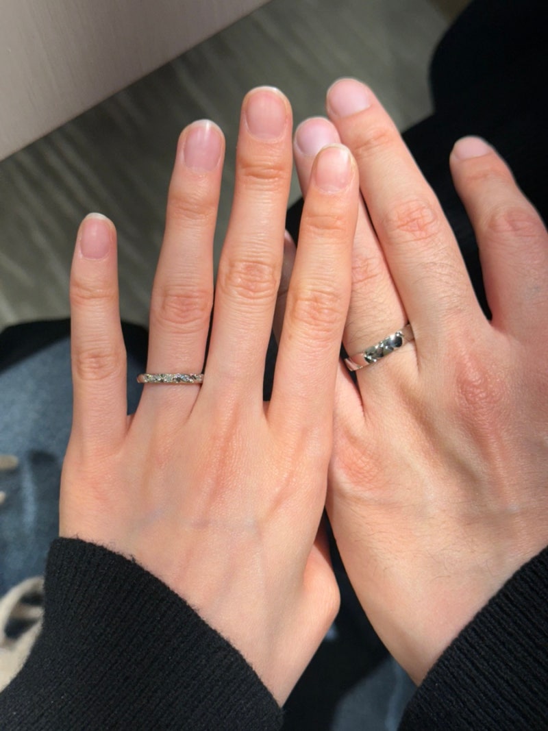 결혼준비 백화점 웨딩밴드 투어 2탄 + 구매 후기 (쇼메 타사키 티파니)