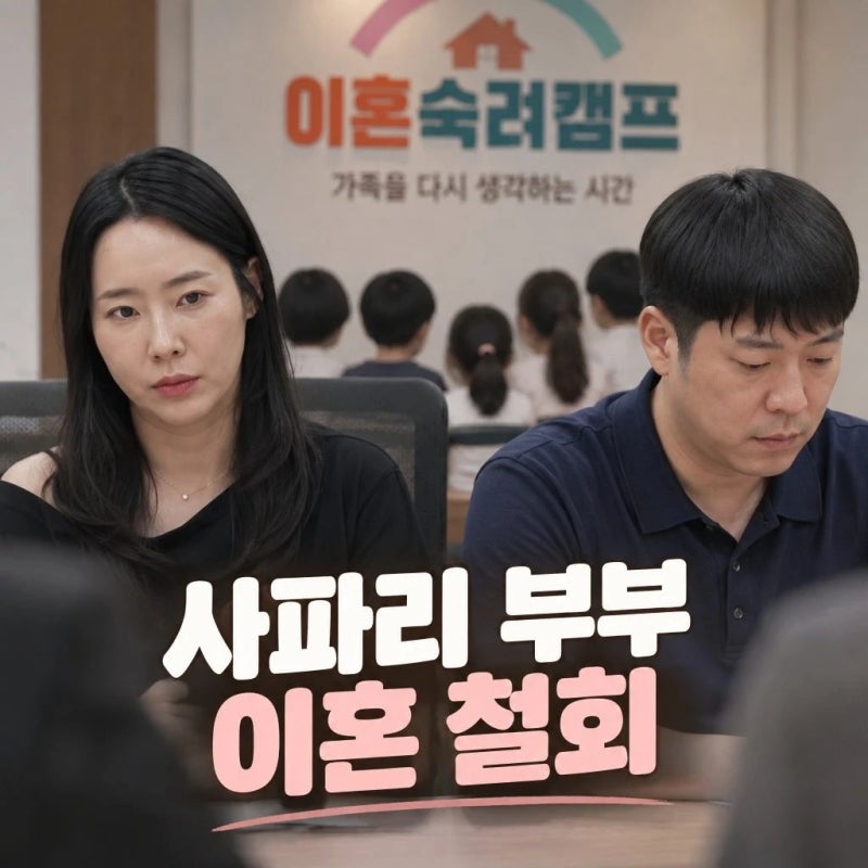 이혼숙려캠프 사파리 부부 외도 논란 최종조정 결과