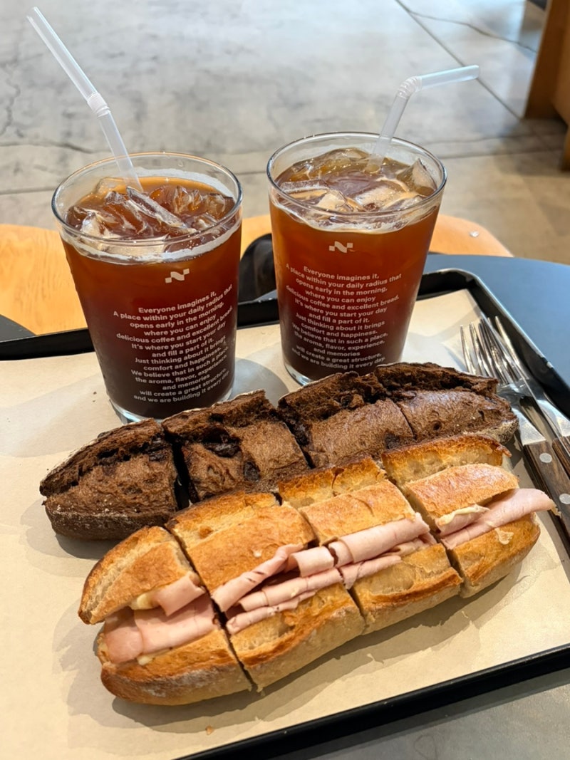 안산 고잔동 카페 디그리 잠봉뵈르 샌드위치 초코바게트 빵맛집 내돈내산