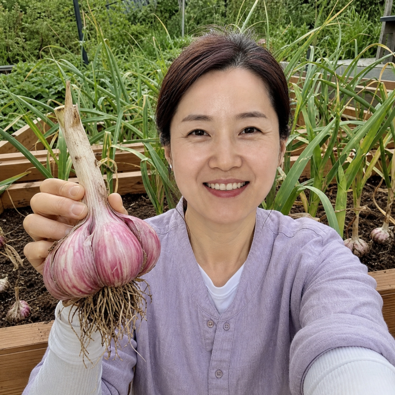 "1주 늦으면 수확량 30% 감소" 홍산마늘 심는시기 방법 수확시기