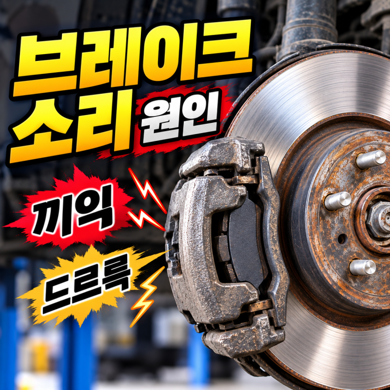 자동차 브레이크 소리, 끼익·드르륵 소리가 나는 원인과 점검 방법