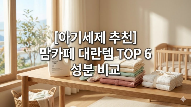 [육아용품] 맘카페 뒤집어놓은 유명 영유아 세탁세제 TOP 6 성분·단점 솔직 비교 (feat. 국민템....