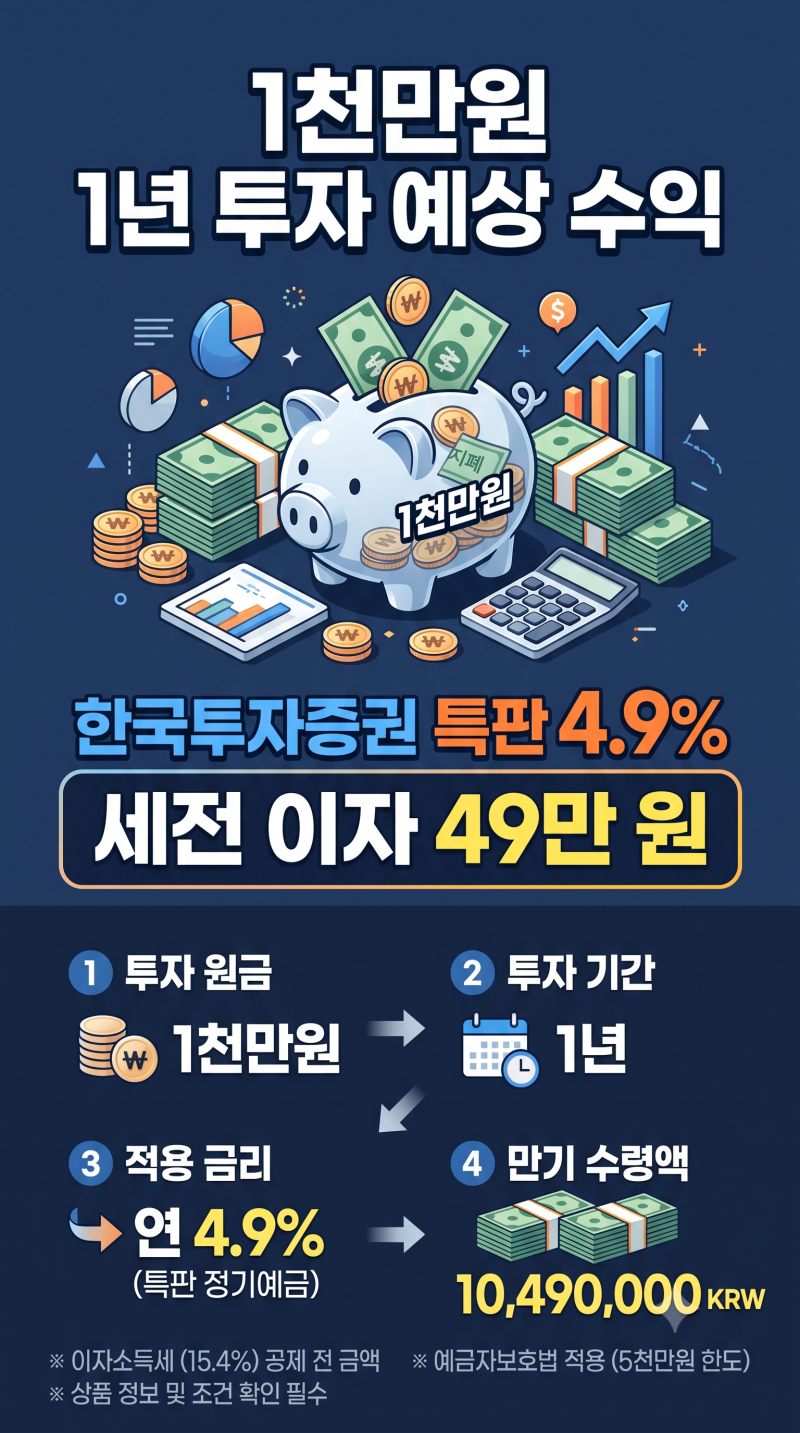 발행어음 천만원 투자 1년 수익률 총정리, 예금보다 나을까?
