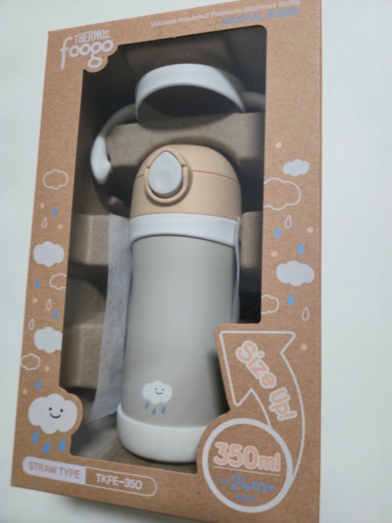 [내돈내산] 아기가 정말 좋아하는 써모스 스테인리스 빨대컵 350ml 솔직 후기
