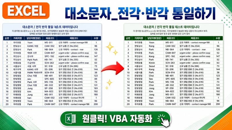 009 대소문자_전각·반각 통일하기