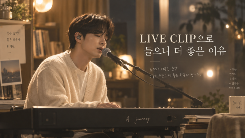 원필 행운을 빌어 줘 LIVE CLIP, 새로운 시작에 듣기 좋은 노래