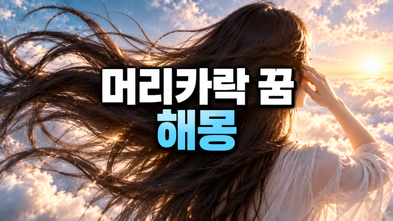 머리카락 빠지는꿈 자르는 꿈 길몽 흉몽 의미 풀이 꿈해몽