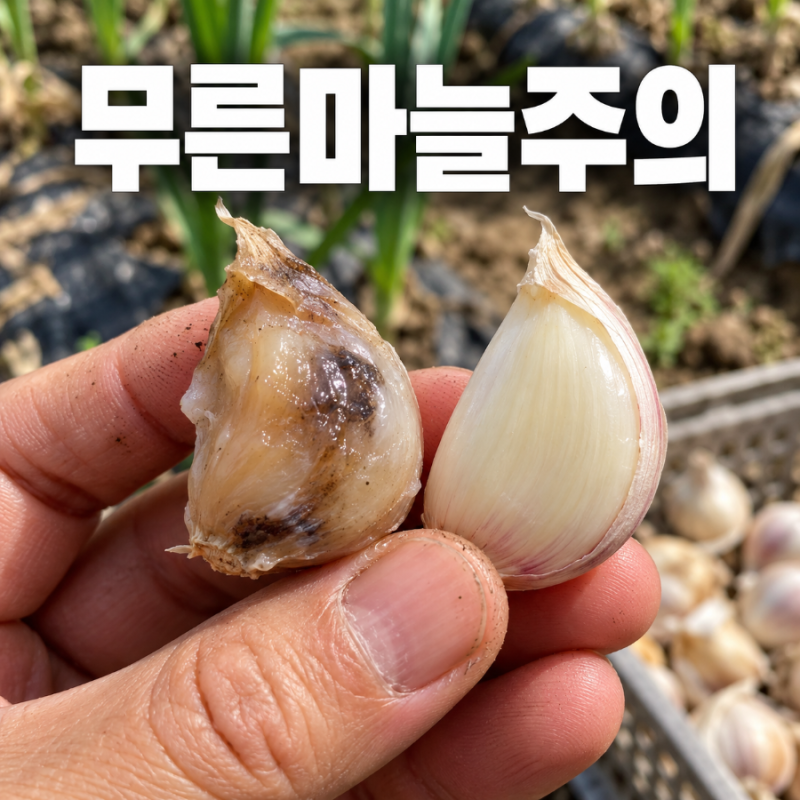 씨마늘 무른 것 심어도 될까요 9월 하순 심기 전 확인법