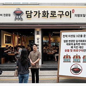 담가화로구이 의왕포일점, 치킨집 3곳을 정리하고 업종을 변경한 실제 이유는 무엇일까?