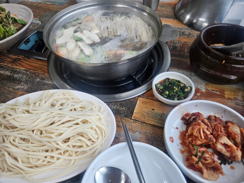 포천 광릉수목원맛집 고모리 하드림해물칼국수