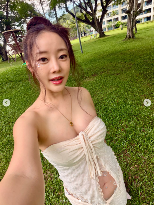 고우리 출산예정일 D-11 한복 화보, 남편 정체는