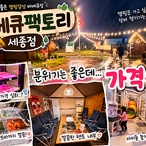 세종 바베큐팩토리 세종점 | 아이와 캠핑감성 바베큐, 가격·놀이터 솔직후기