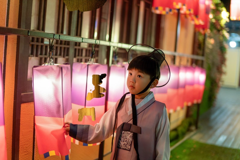 Cheongju Nearby Places to Visit with Kids: Korean Folk Village Night Opening