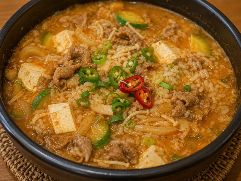 고깃집에서 먹던 그 맛! 차돌박이 된장술밥 레시피, 구수하고 얼큰한 집밥 메뉴