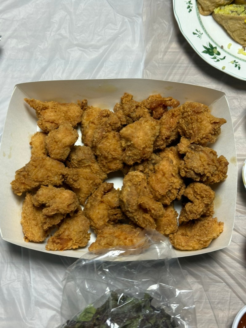 대구 칠곡 BBQ 칠곡운암점 황금올리브 순살 포장 후기