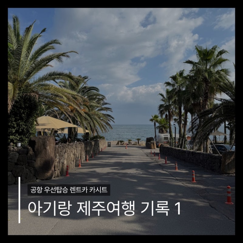 아기랑 제주도 여행 제주항공 우선 탑승 렌트카 돌하루팡 유모차친구 카시트 대여 기록