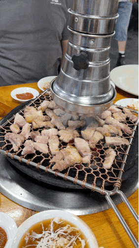 충주 봉방동 생삼겹살 갈매기살 맛집 산골숯불화로구이 단체모임 하기에도 좋아요