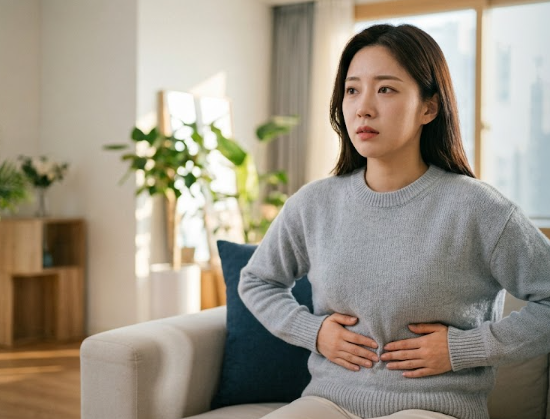 "설마 난소 혹?" 여자 왼쪽 배 통증 방치하면 안 되는 5가지 원인