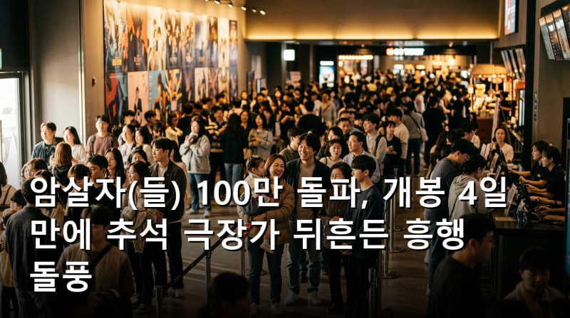암살자(들) 100만 돌파, 개봉 4일 만에 추석 극장가 뒤흔든 흥행 돌풍