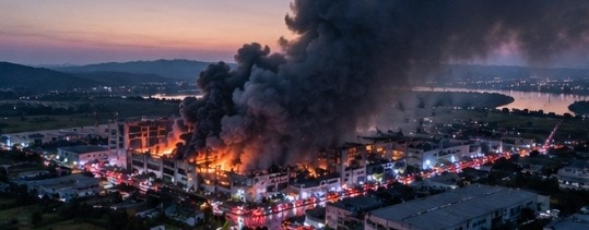 경기 여주 가남읍 신해리 공장 화재…대응 1단계 발령, 연기 유입 시 주민 대피요령