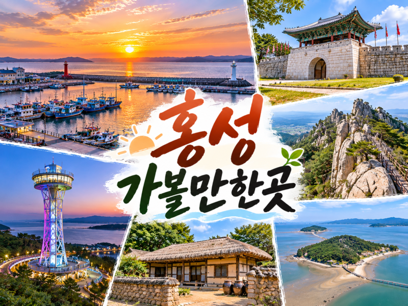 홍성 가볼만한곳 9곳, 바다부터 홍주읍성까지
