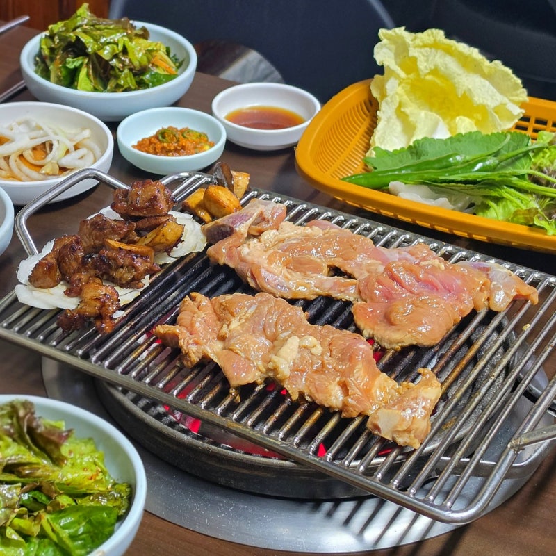 영등포 숯불 돼지갈비 맛집 부일숯불갈비 후기 웨이팅부터 된장찌개 껍데기 서비스까지