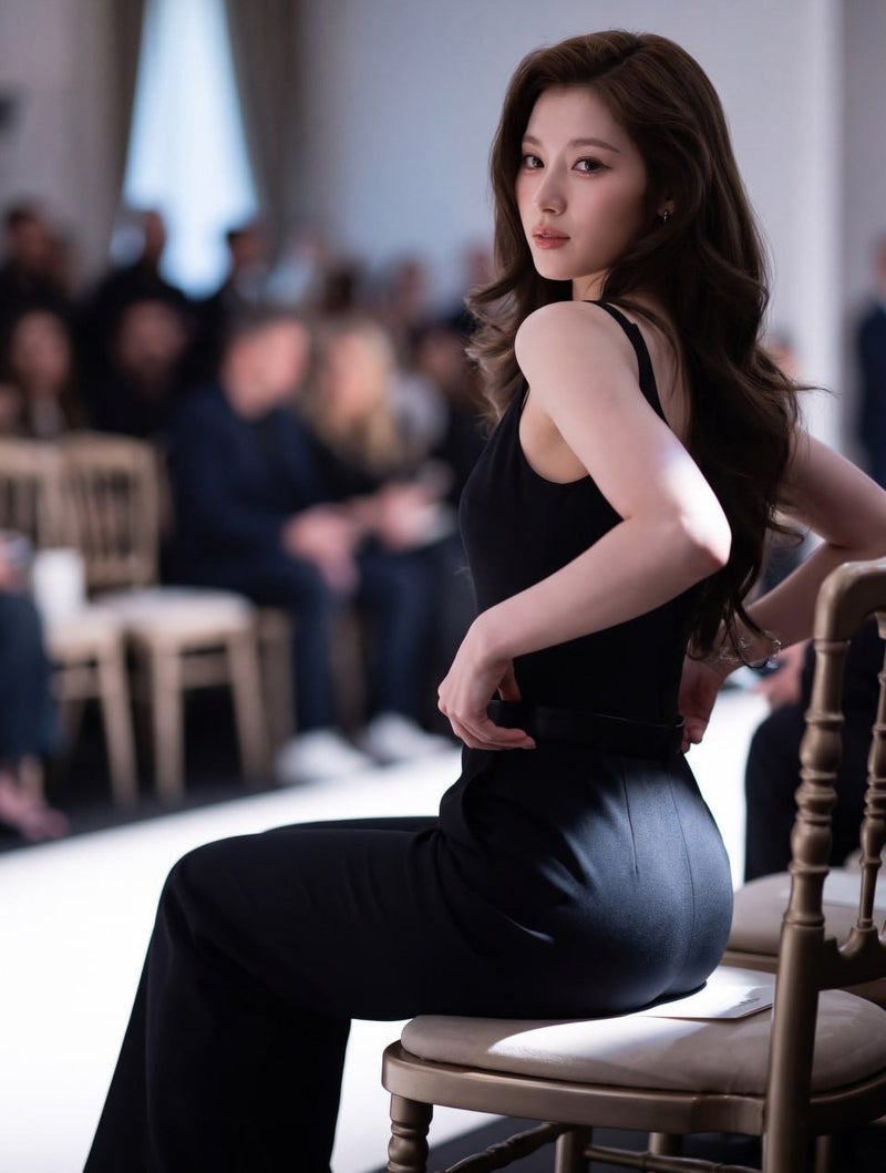 "전세계 열광 시킨 공주님.." 밀라노 찢은 20대 여자 연예인 프라다 블랙 원피스