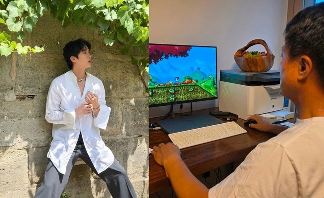 방탄소년단(BTS) 진의 훈훈한 추석 근황! "아빠, 게임 배워야지?" 아버지에게 강제 게임 전수한....