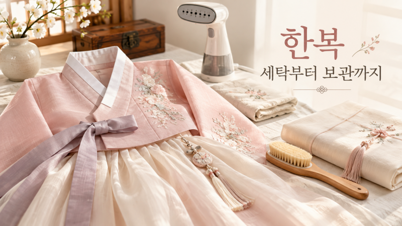 한복 집에서 세탁해도 될까? 세탁부터 다림질·보관까지 한 번에 정리