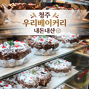 [청주] 우리베이커리 초코케이크 내돈내산｜추석 서울 올라오는 길에 또 들렀어요