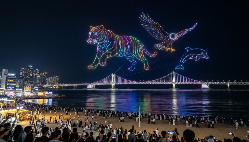 부산 광안리 드론쇼 상설 레이저쇼 일정 시간 명당 꿀팁 정리