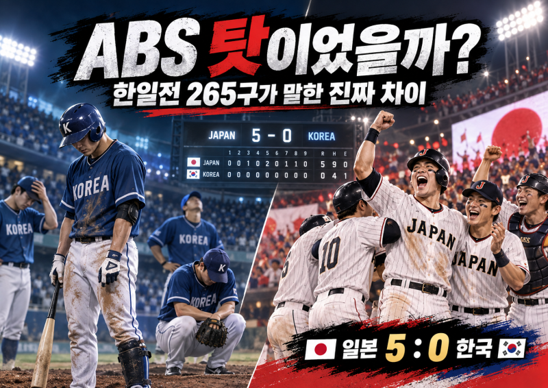 일본은 존을 이용했고, 한국은 존을 의식했다｜한일전 265구 분석