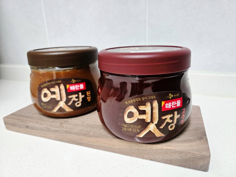 해찬들 옛장 고추장, 된장 활용 레시피 ｜ 간단하게 만들 수 있는 고추장찌개와 된장 넣은 제....