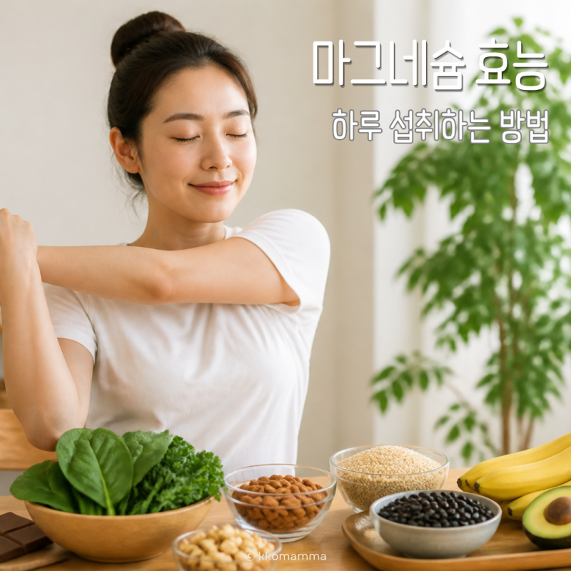 마그네슘 효능, 제대로 알기 하루 섭취 팁까지