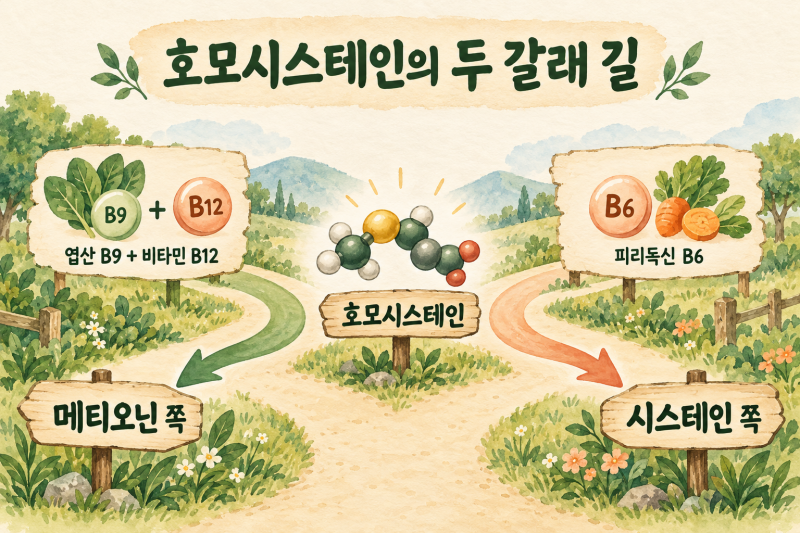 비타민 B6·엽산·B12는 왜 함께 들어 있을까요? 혈관 건강과 호모시스테인 이야기