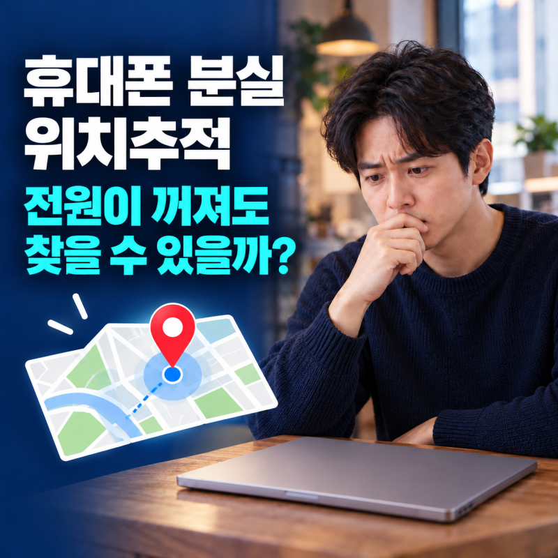 휴대폰 분실 위치추적 방법, 전원이 꺼져도 찾을 수 있을까?