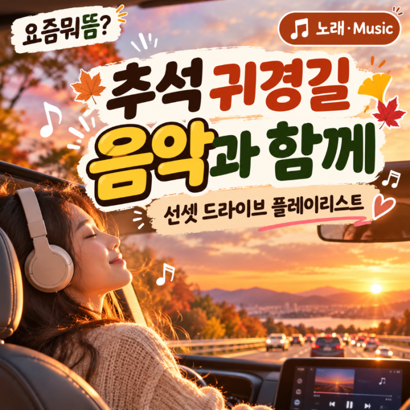 추석 귀경길, 이 노래와 함께! 온 가족이 좋아하는 명곡 30선