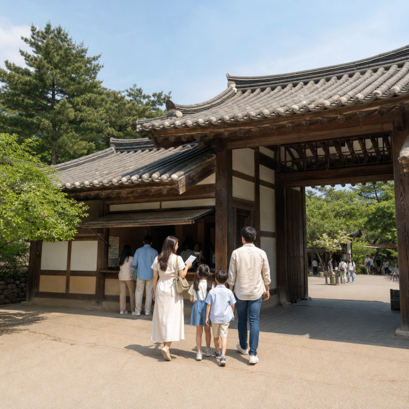 Korean Folk Village in Yongin: Attractions and Viewing Points